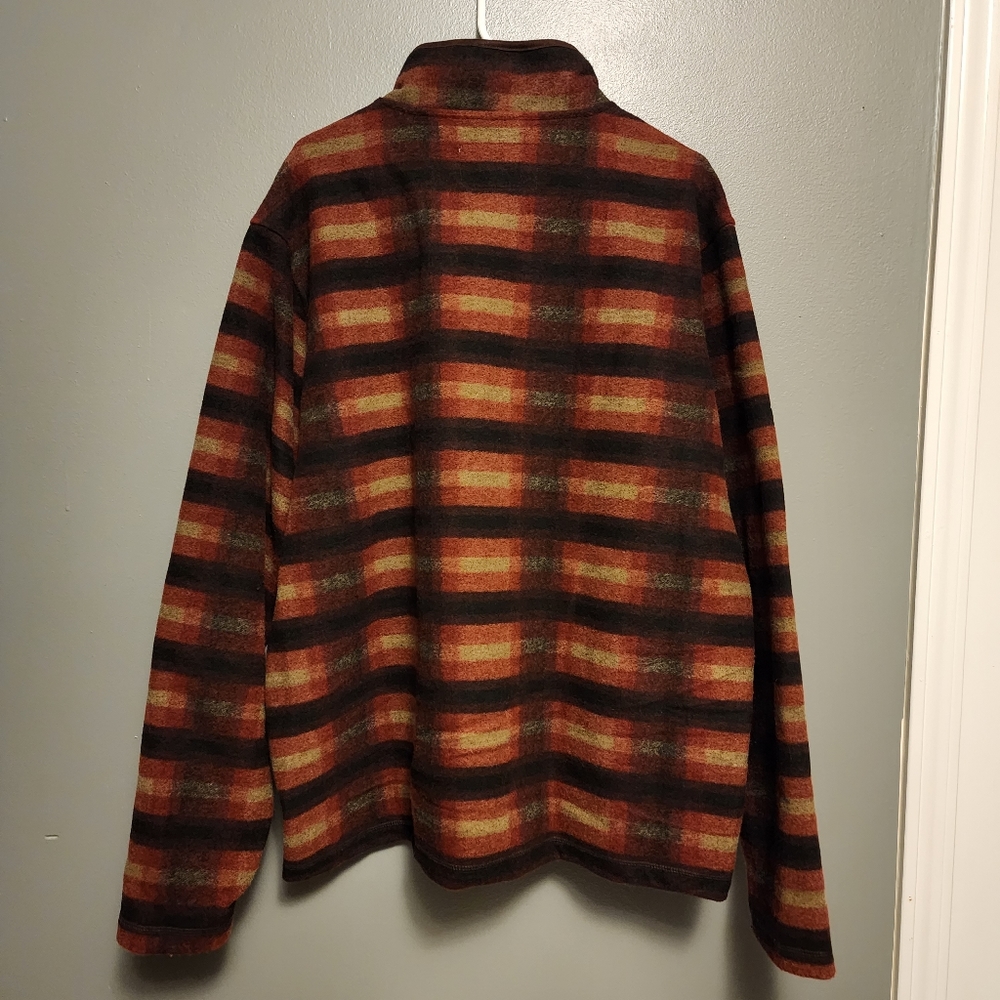 Vtg John Wayne Pullover Quarter Button Jacket Siz… - image 6